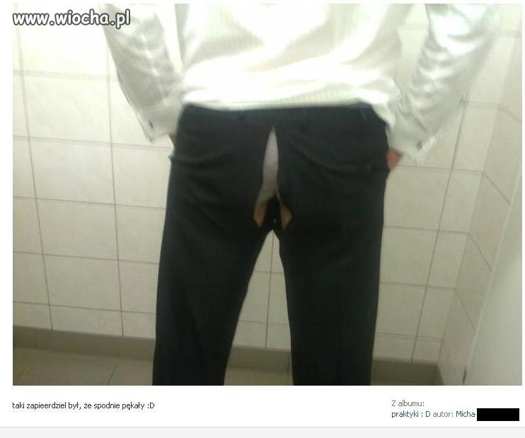 "taki zapierdziel był, że spodnie pękały :D"