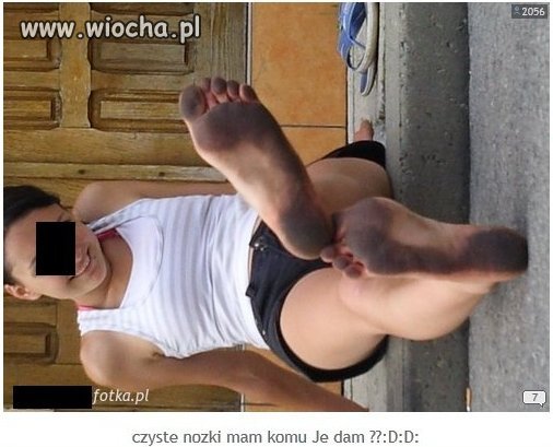Lans na brudne nogi.