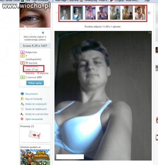 27 latka, poł galeri zdjęć jak nastolatka