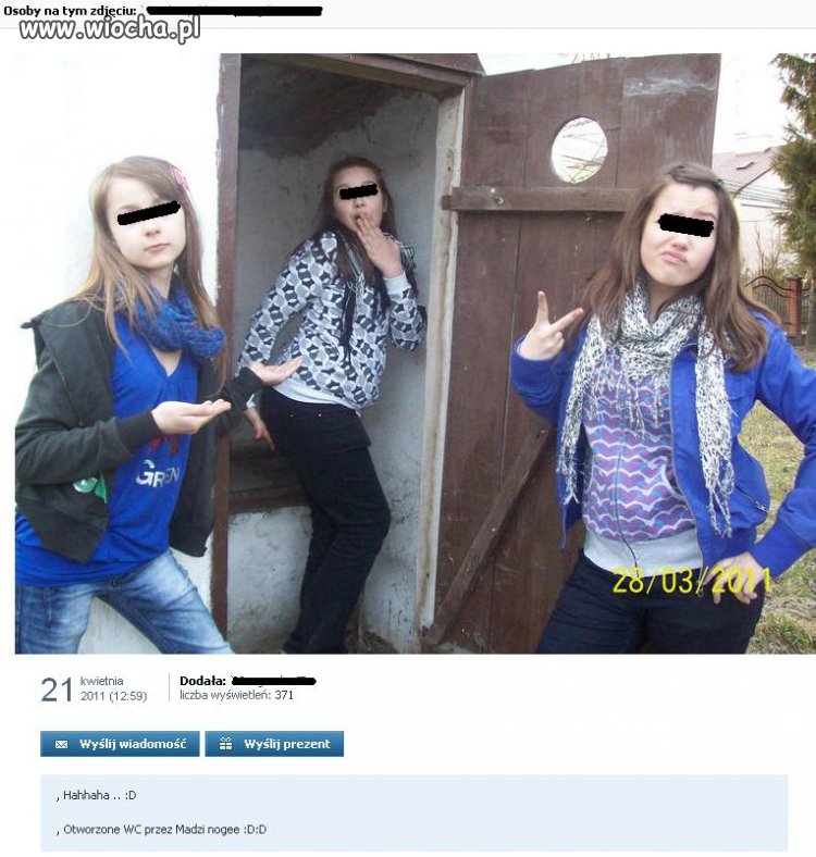 Wiocha w "WC"