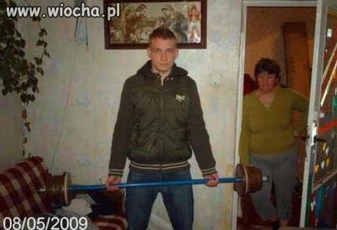 Jest Mama jest kij od mopa są doniczki 