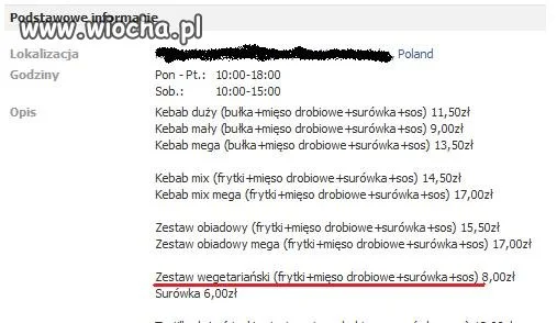 Zestaw wegetariański