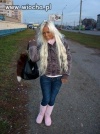 Tapeta,blond czupryna...