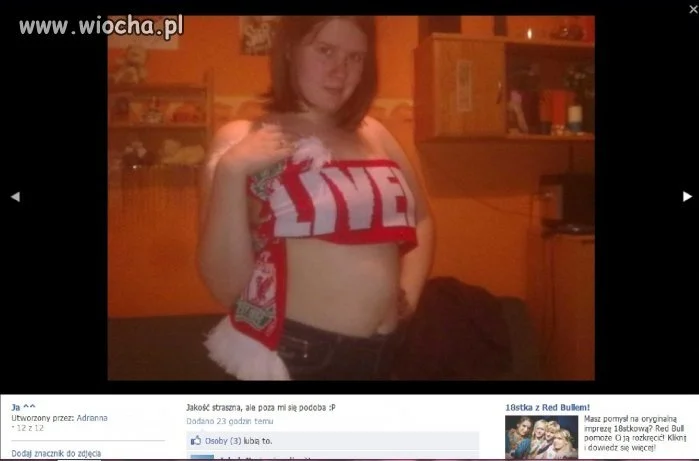 "Jakoś straszna, ale mi sie podoba"
