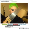 Zielony Emo-stolarz!