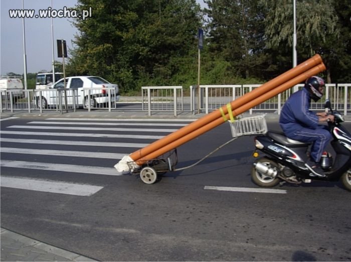 Takie tam na drodze
