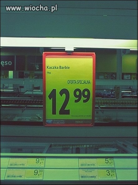 Oferta specjalna Tesco...