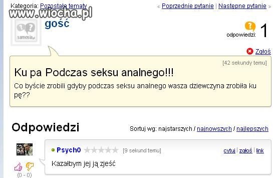 Szczere pytanie...