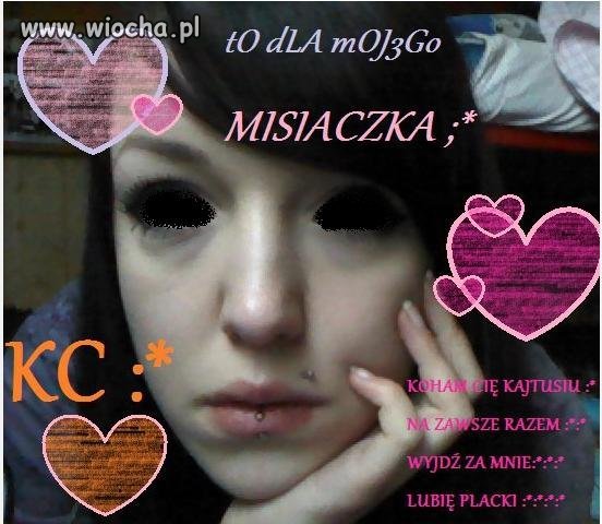 "Dla mojego Misiaczka :*" - wiocha