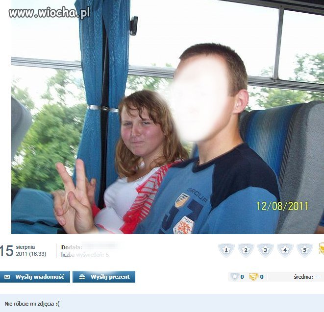 "Nie róbcie mi zdjęcia". 