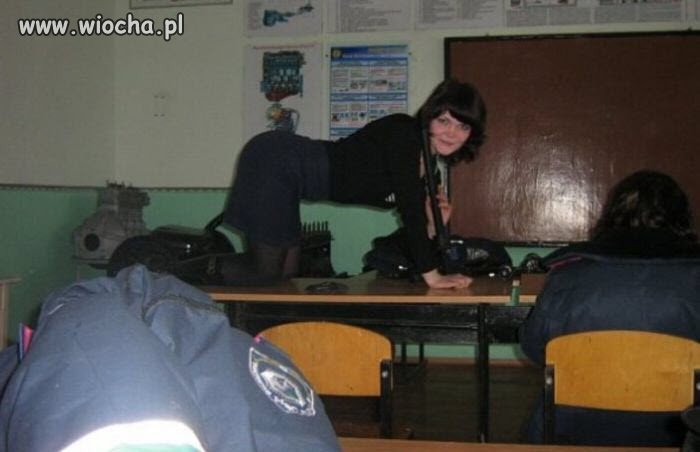 Takie tam w czasie lekcji