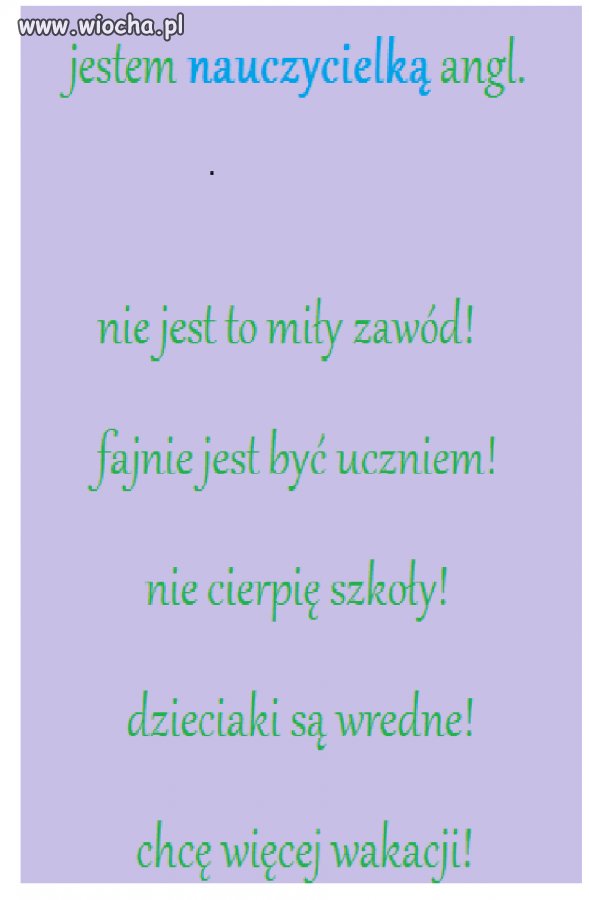 Nauczyciele też są biedni