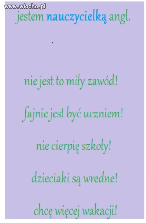 Nauczyciele też są biedni