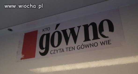 Kto gówno czyta 