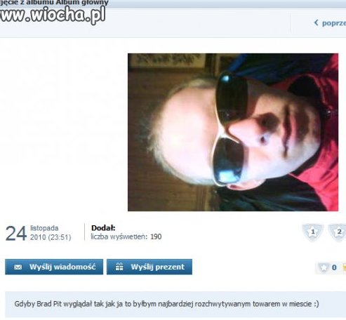 Bo Brad Pitt to wiocha