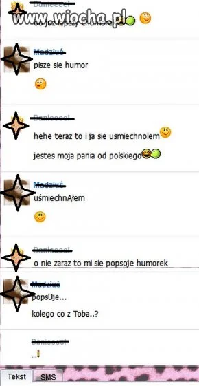 Aż nie wiedział biedny co napisać 