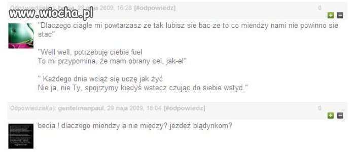"Becia jezdeź blądynkom?"