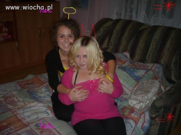 Aniołek + diabeł= lesby 