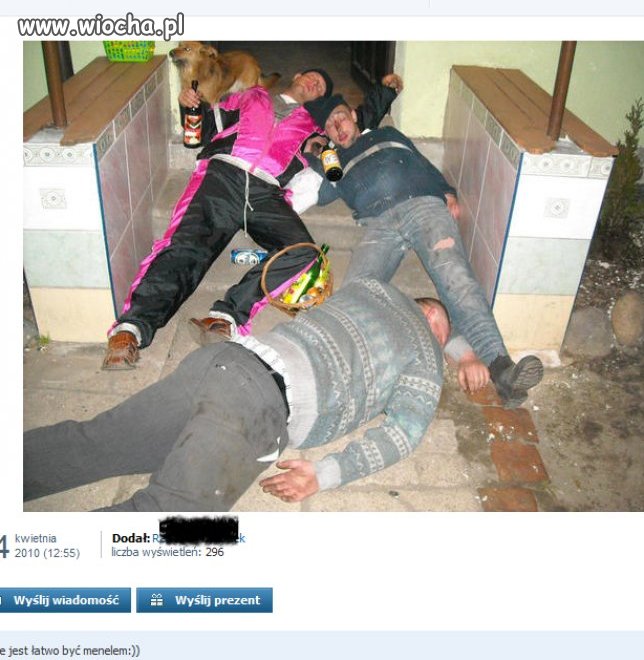 Nie łatwo być menelem!!