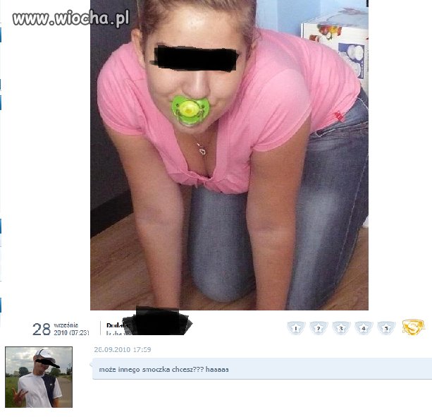 Zdjęcie ze smoczkiem 