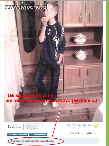 Prócz jedzenia napier**la błędy