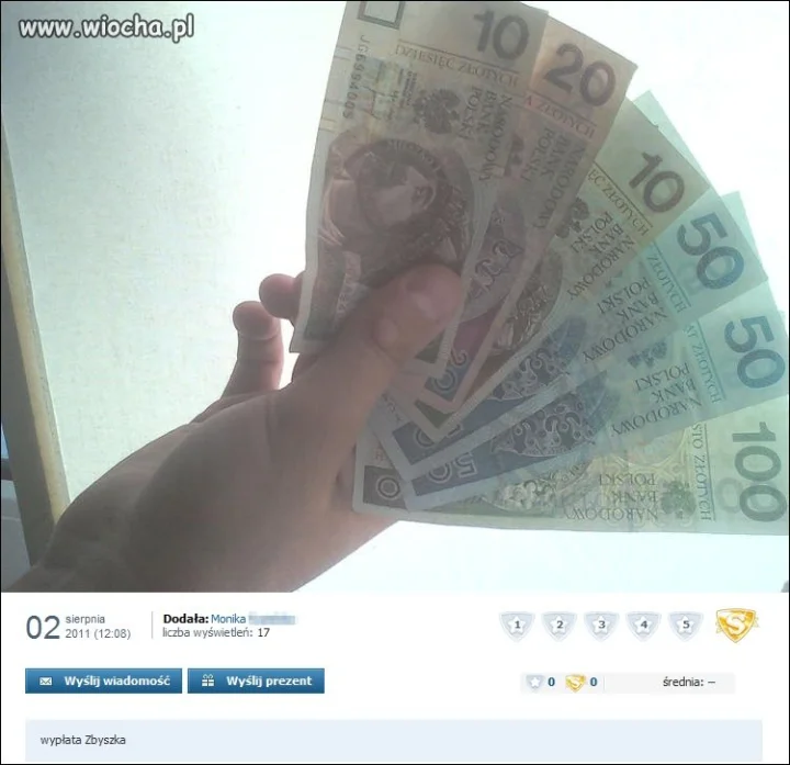 Szpan na wypłatę swojego chłopaka...