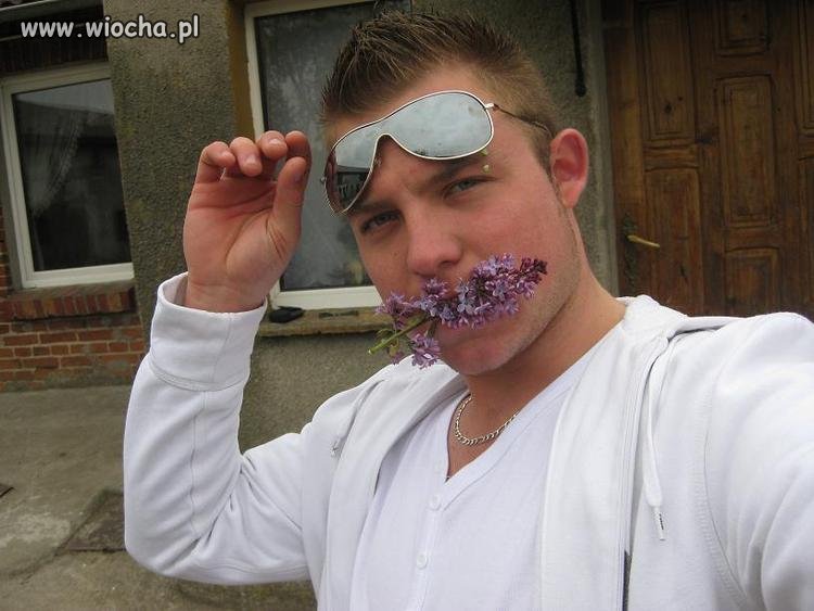 A teraz zamiast dzióbka kwiaty 