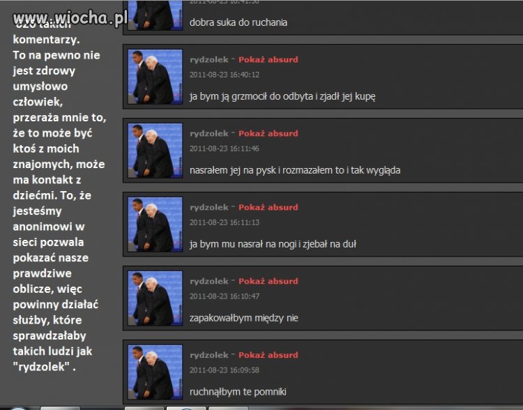 Nie przechodźmy obok takich komentarzy obojętnie..