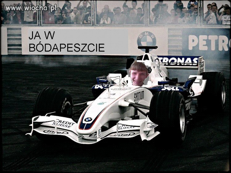 Kubica pozdrawia
