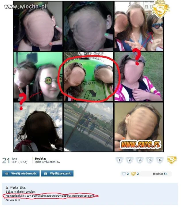 Takie tam przy śmietniku...