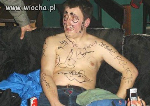 To się kolo zdziwi jak zobaczy siebie w lustrze