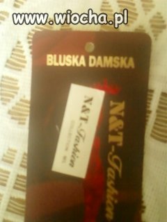 Moja mama zamowila "bluske" na allegro