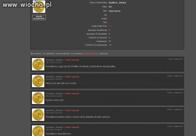 Jak dla mnie ten gościu...