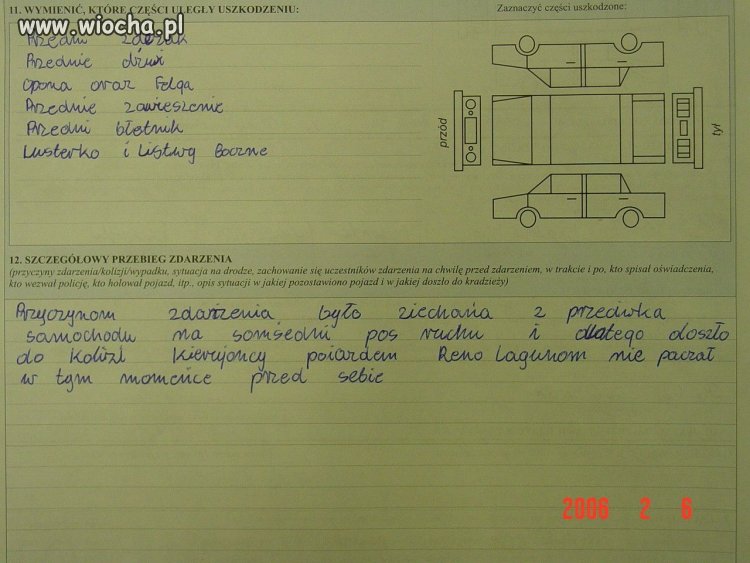Wypadek z reno lagunom