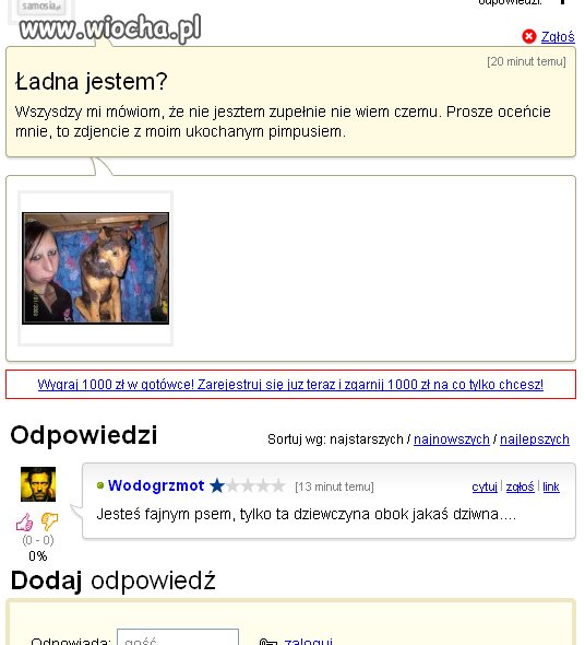 Ładna jestem?