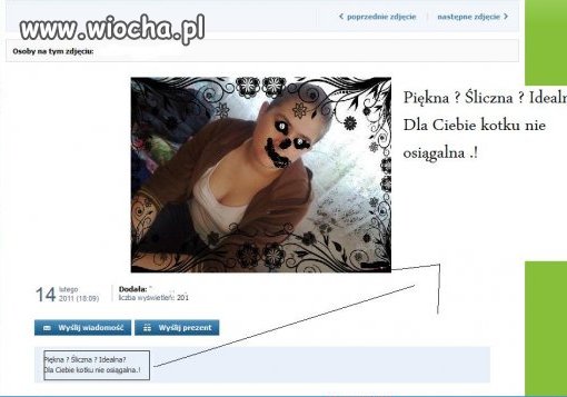 Piękna? Śliczna? Idealna?