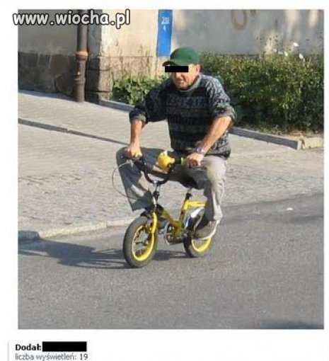 Na rowerku od syna