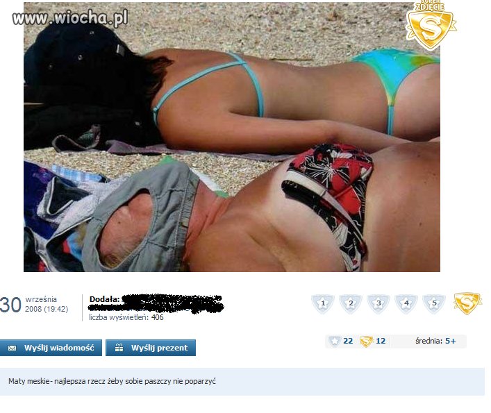 Majteczki męskie - służą również kobietą.