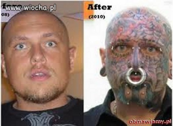 Dla mnie trochę wiocha takie coś z siebie zrobić