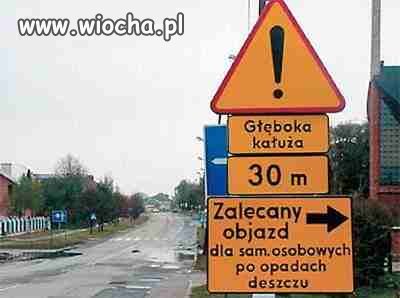 Głęboka kałuża!!!