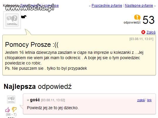 ...ale ona się nie puszcza