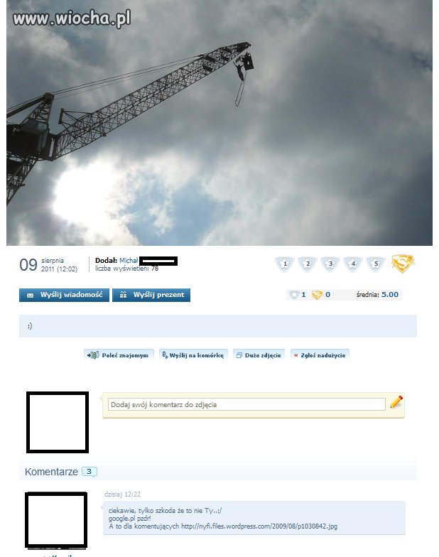 Ciekawe, tylko szkoda że to nie Ty... 