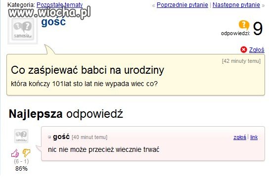 Babcia kończy 101 ..