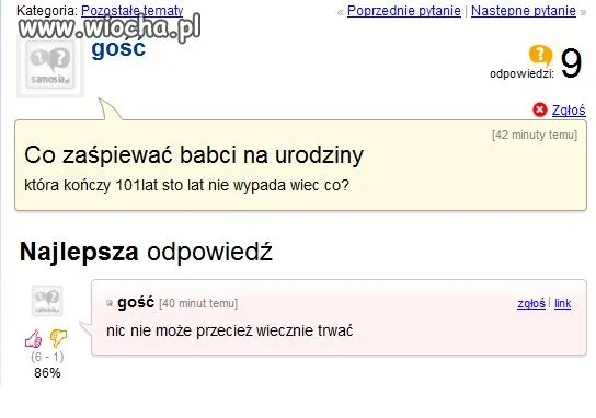 Babcia kończy 101 ..