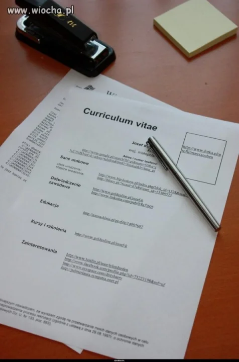 Nowy rodzaj CV.