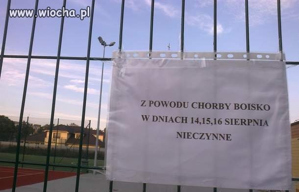 A jak czuje się twoje boisko?