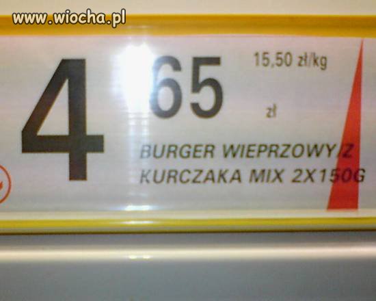 Burger wieprzowy