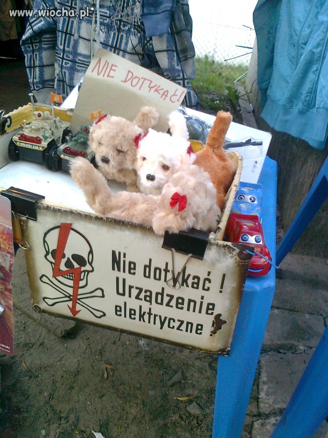 Nie dotykać! Urządzenie elektryczne!