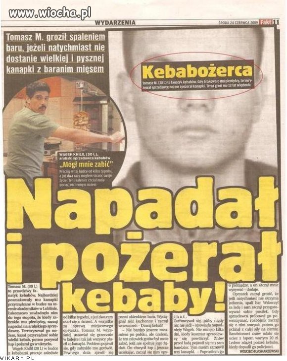 KEBABOŻERCA!