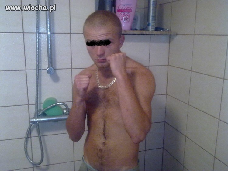 Kozak pod prysznicem